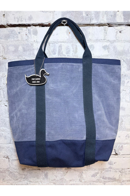 Wide Wale Cord Utility Tote - Blue