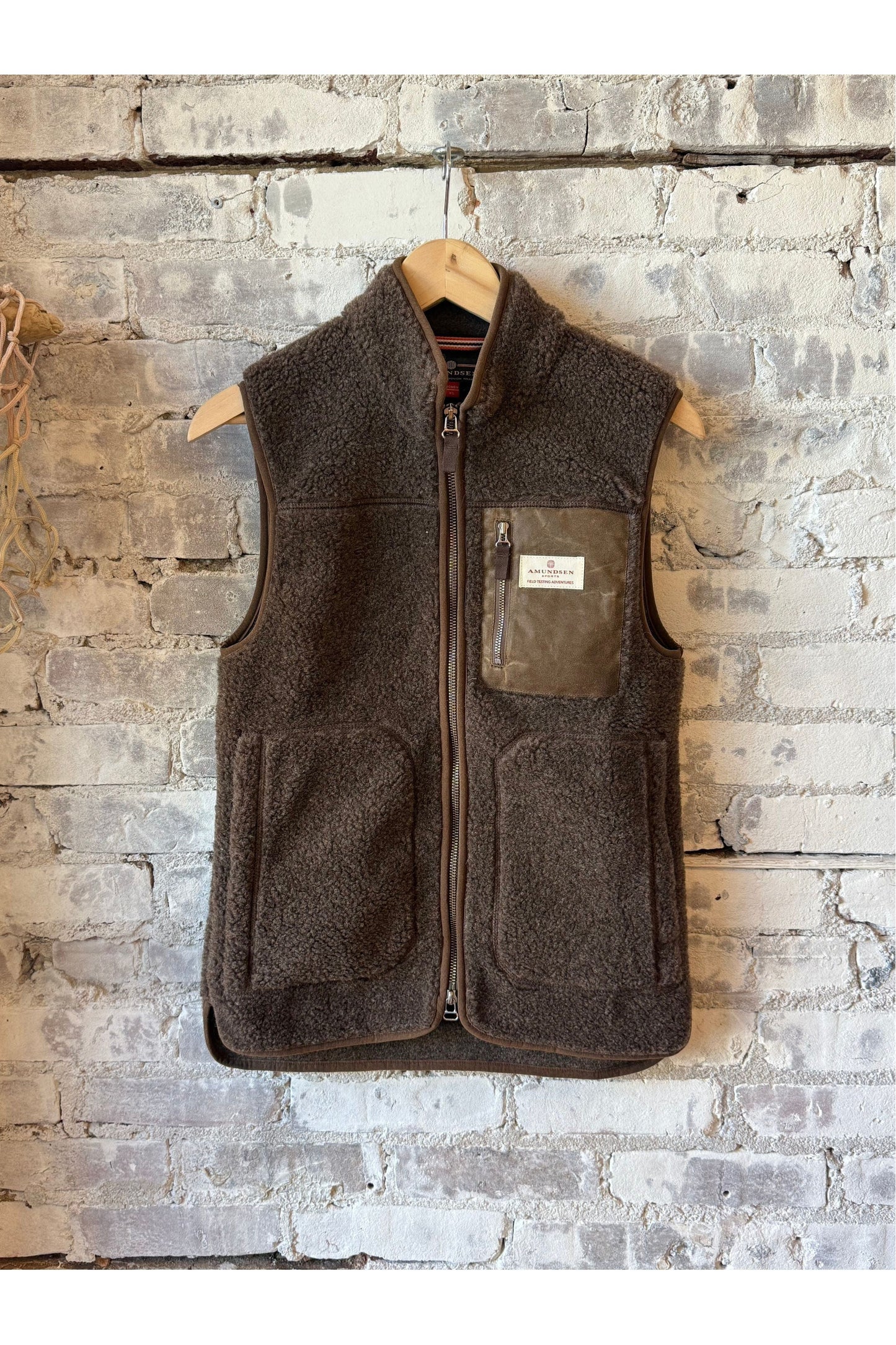 Women's Heroes Wool Fleece Vest - Cowboy - DUNE + SALT