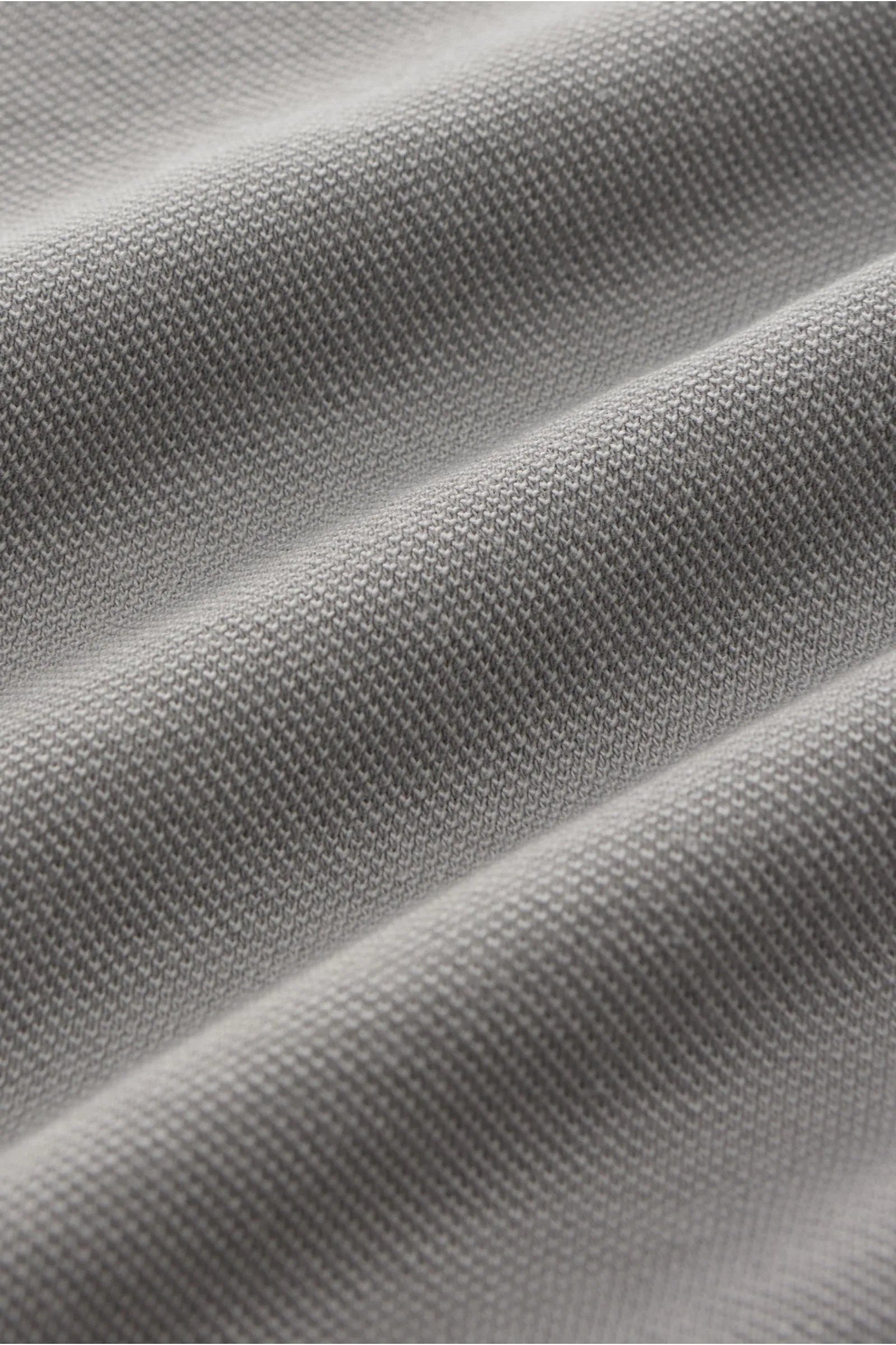 Piqué Slim Collar Shirt - Grey - DUNE + SALT