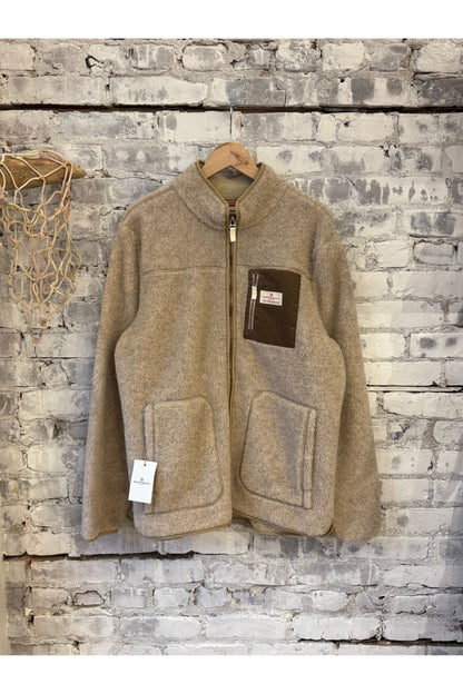 Men's Heroes Wool Fleece Jacket - Natural