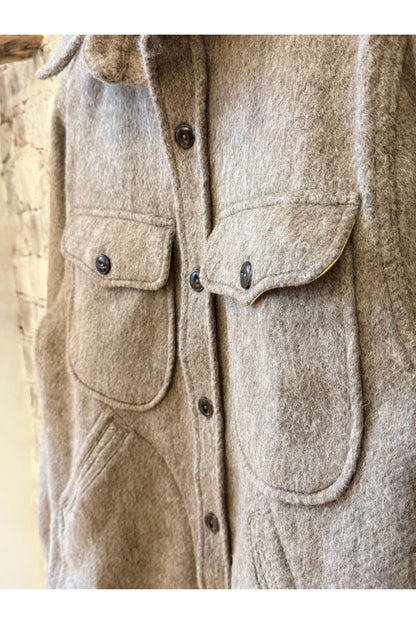 Mendon Wool Shirt Jacket - Tan