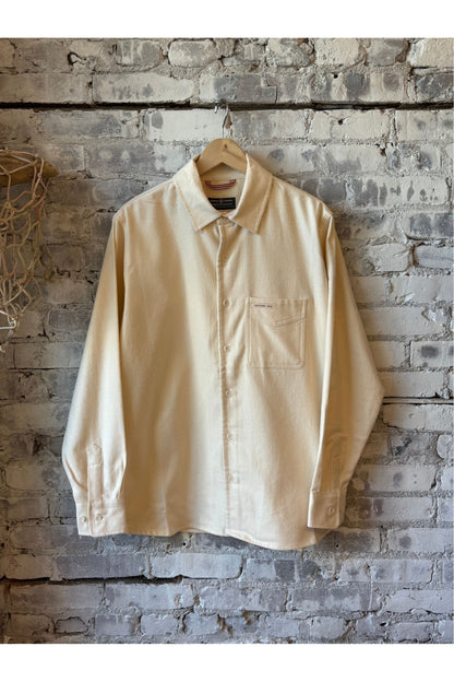 Framheim Men's Flannel Shirt - Oatmeal - DUNE + SALT