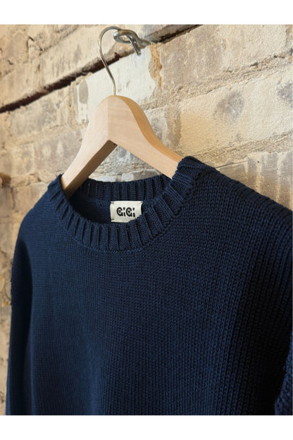 Laura Charm Sweater - Navy/Ivory - DUNE + SALT