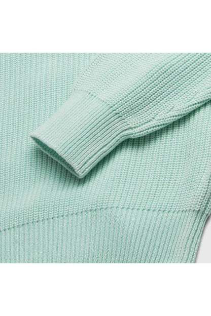 Eddie Knit Sweater - Spa Green - DUNE + SALT