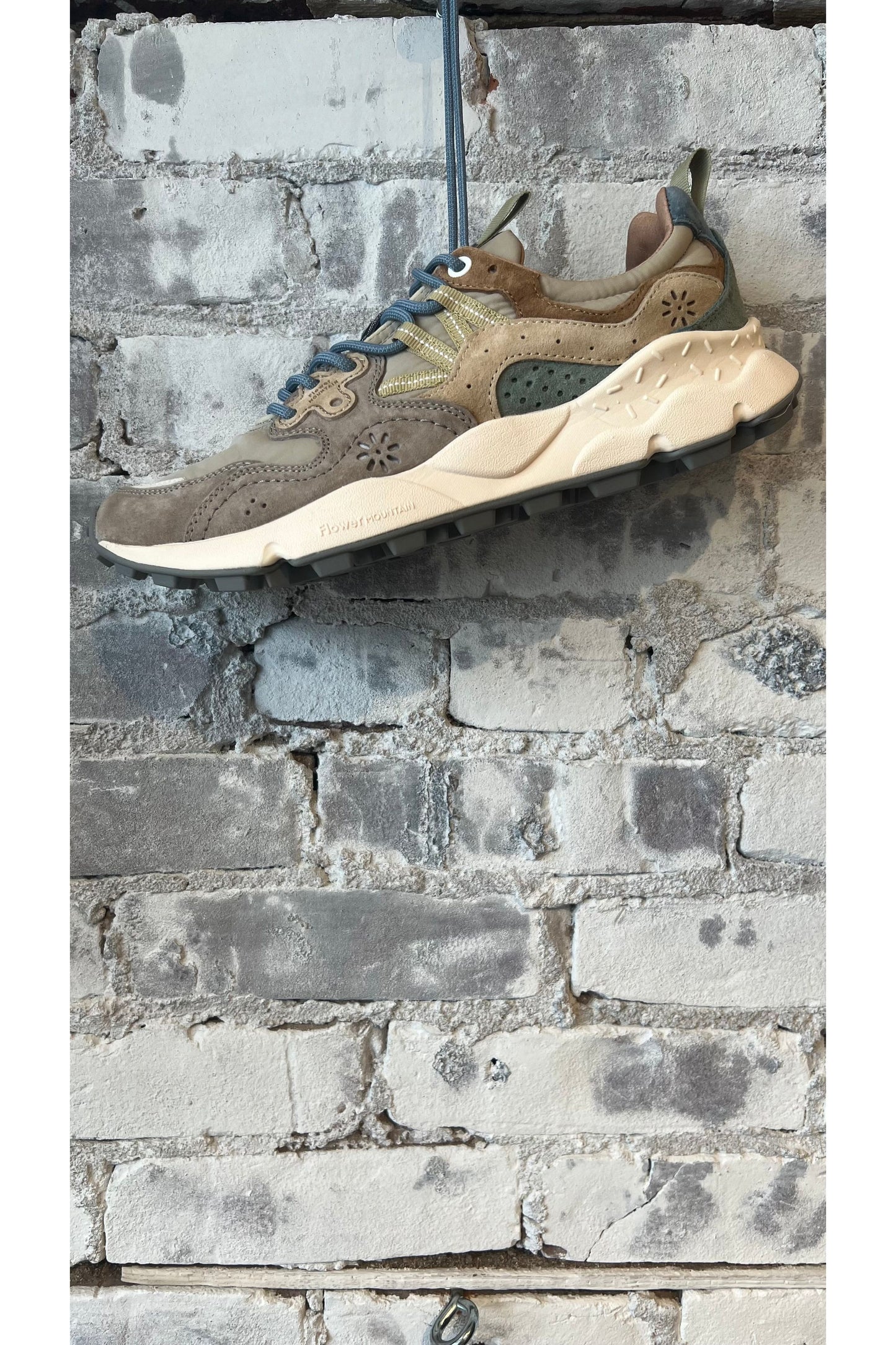 Yamano 3 Eco Suede/Nylon Sneaker - Taupe/Light Beige - DUNE + SALT