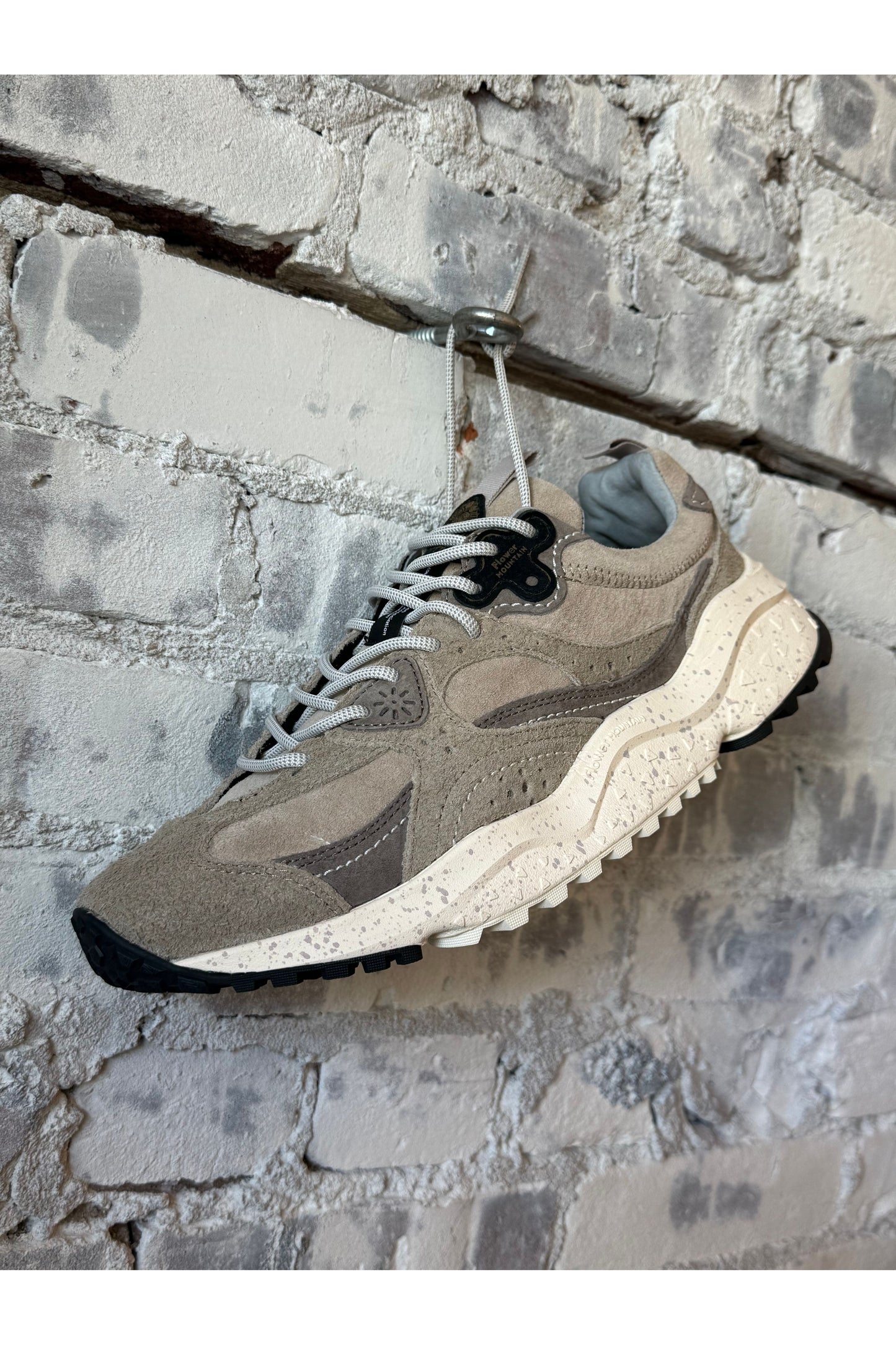 Wave Men's Hairy Velour Sneaker - Dove - DUNE + SALT