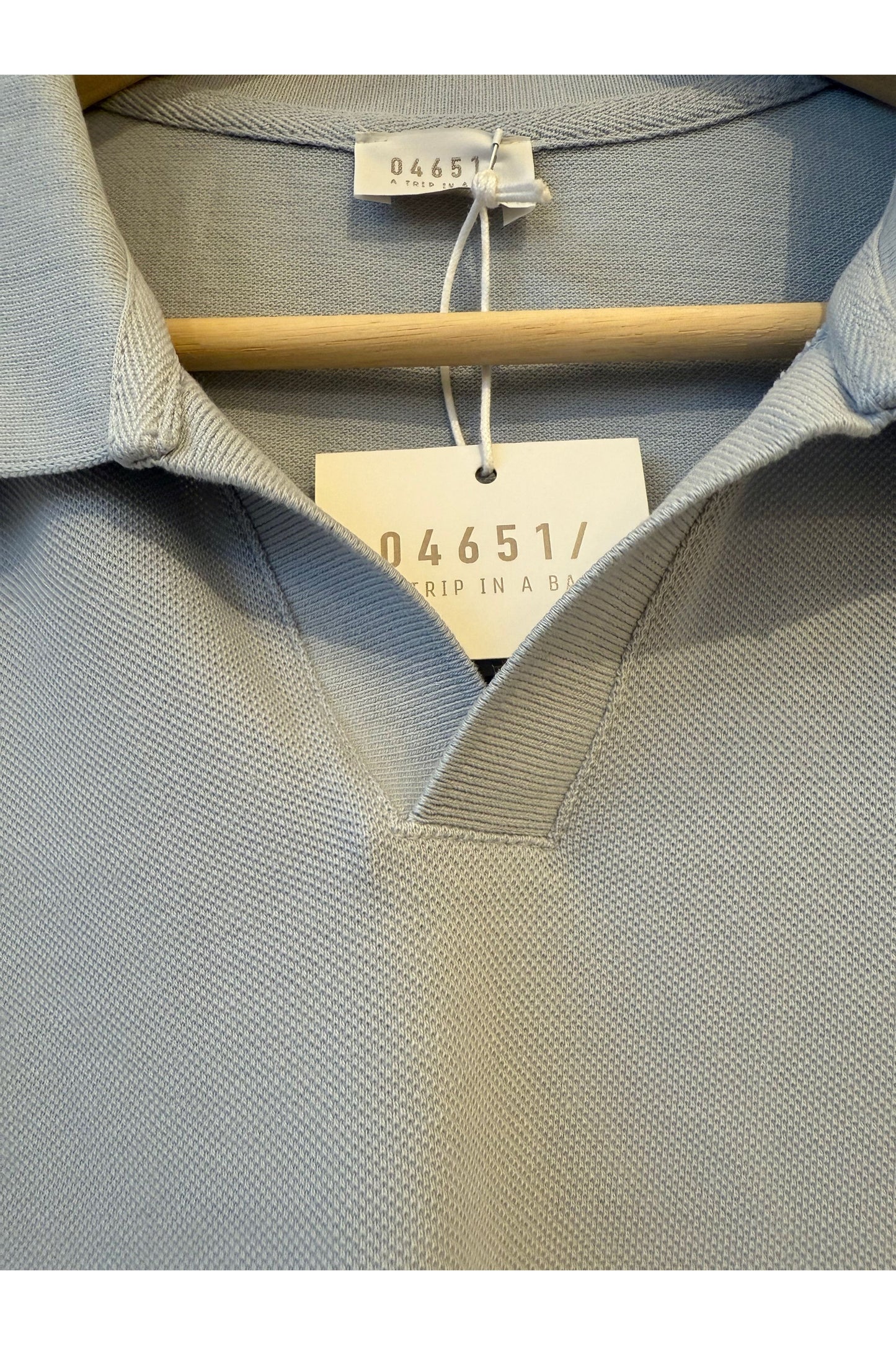 Piqué Johnny LS - Sky - DUNE + SALT