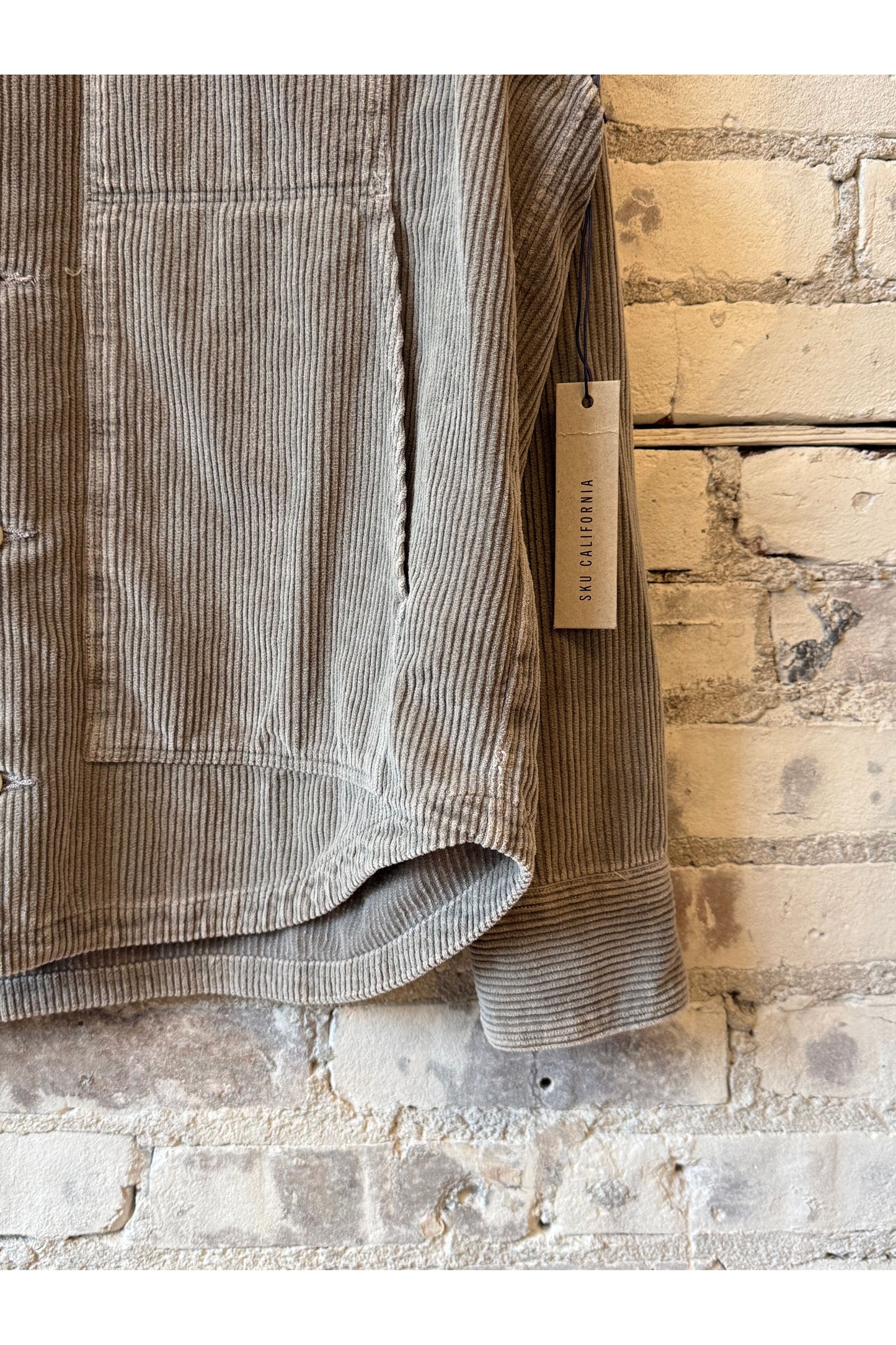 Wide Wale Corduroy Shirt Jacket - Mocha Brown - DUNE + SALT