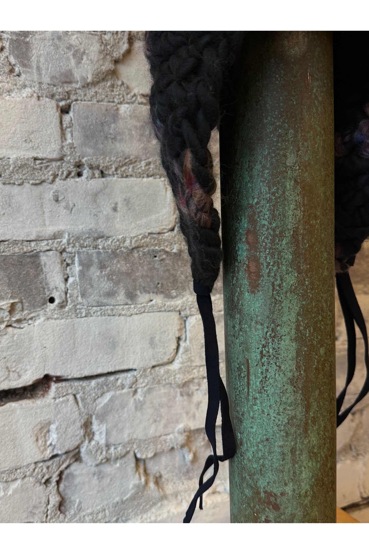 Dark Twombly Deep Fro Tri + Coral XL Pom - DUNE + SALT