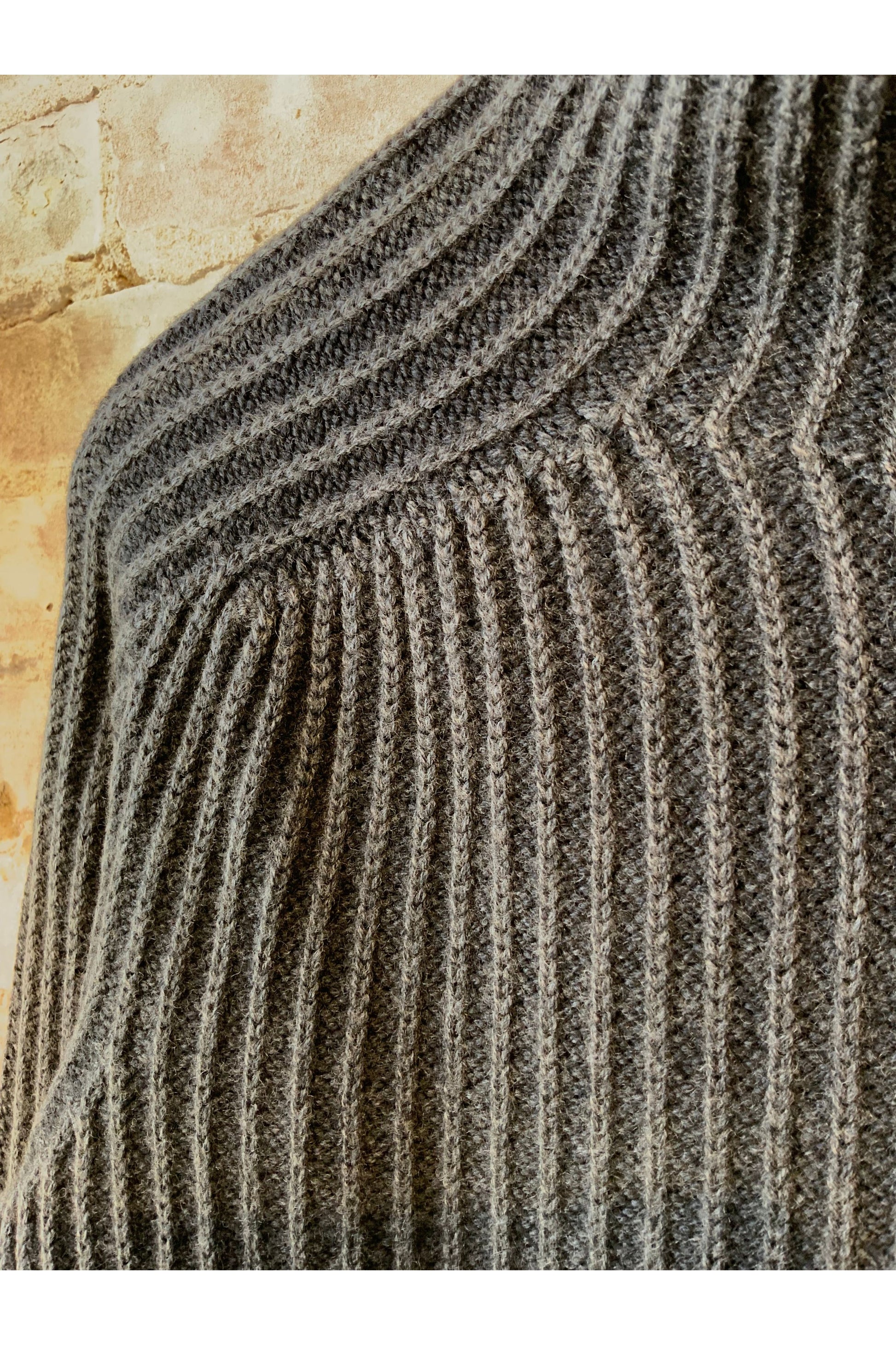 Reversible Foggy Mock Sweater - Navy - DUNE + SALT