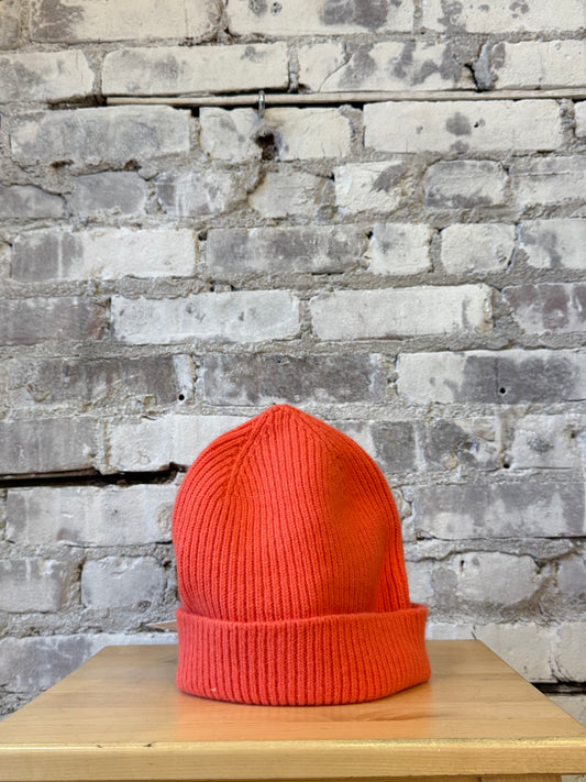 Wool Beanie - Salmon