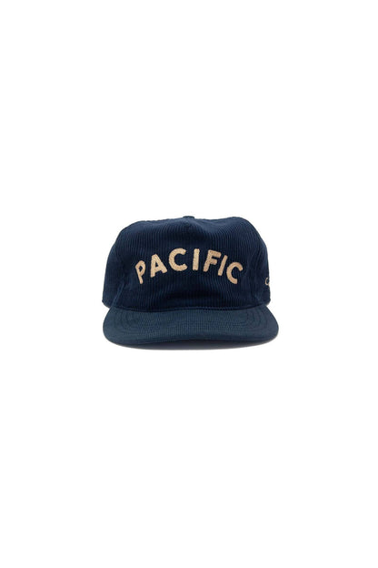 Pacific Strapback Cord Hat - Navy