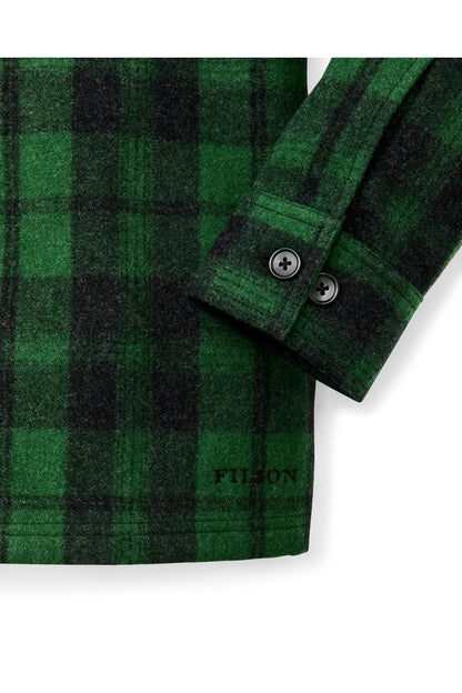 Wool Jac-Shirt - Green/Black Plaid - DUNE + SALT
