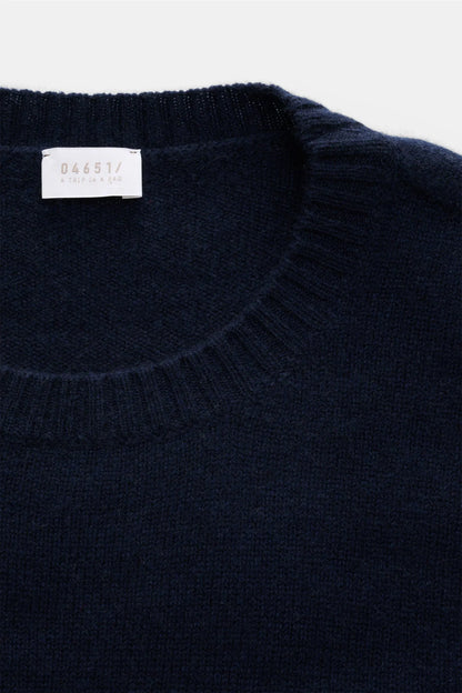 Extreme Cashmere Crew Sweater - Navy - DUNE + SALT