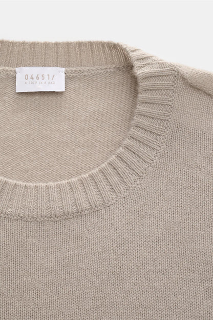 Extreme Cashmere Crew Sweater - Taupe - DUNE + SALT