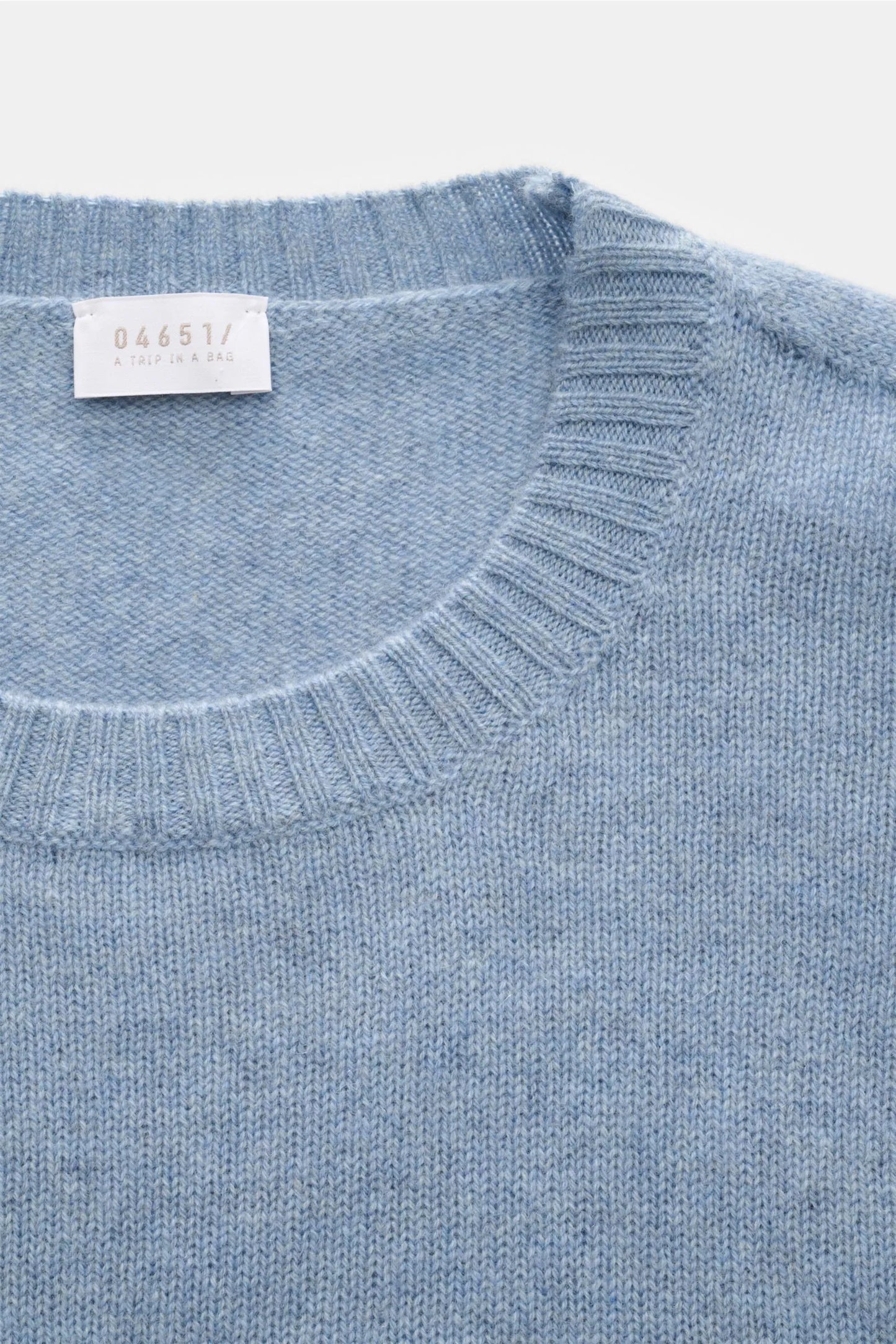 Extreme Cashmere Crew Sweater - Dusty Blue - DUNE + SALT