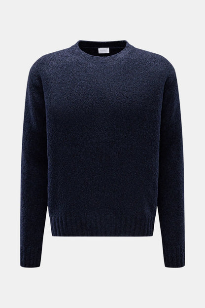 Grainy Crewneck Jumper - Navy - DUNE + SALT