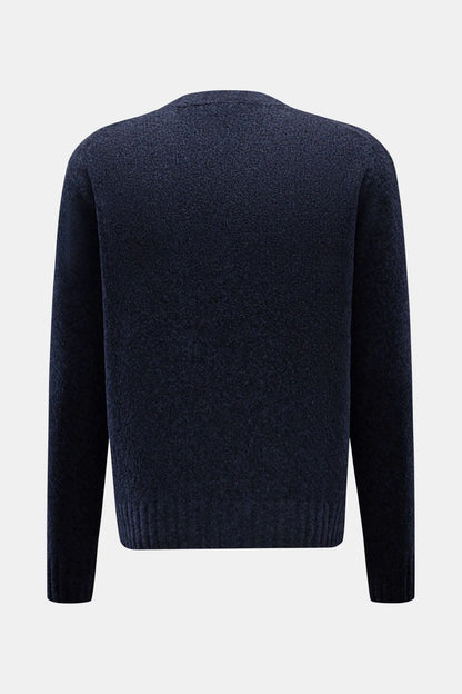 Grainy Crewneck Jumper - Navy - DUNE + SALT