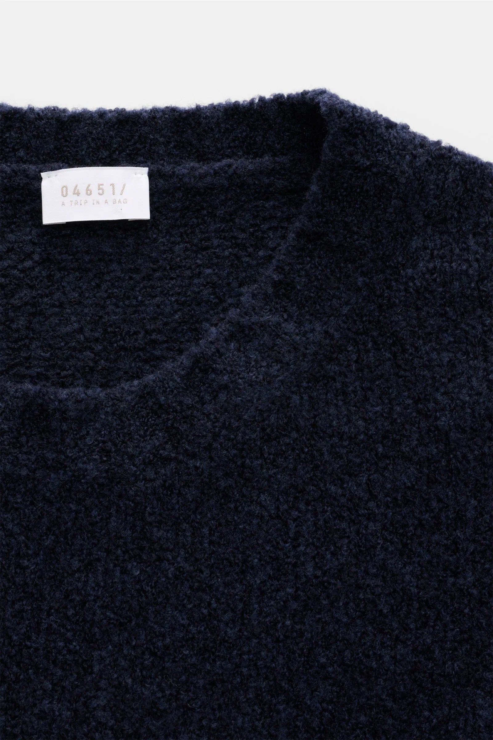 Grainy Crewneck Jumper - Navy - DUNE + SALT