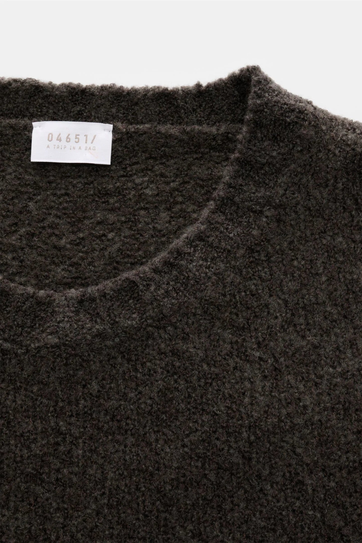 Grainy Crewneck Jumper - Coffee - DUNE + SALT