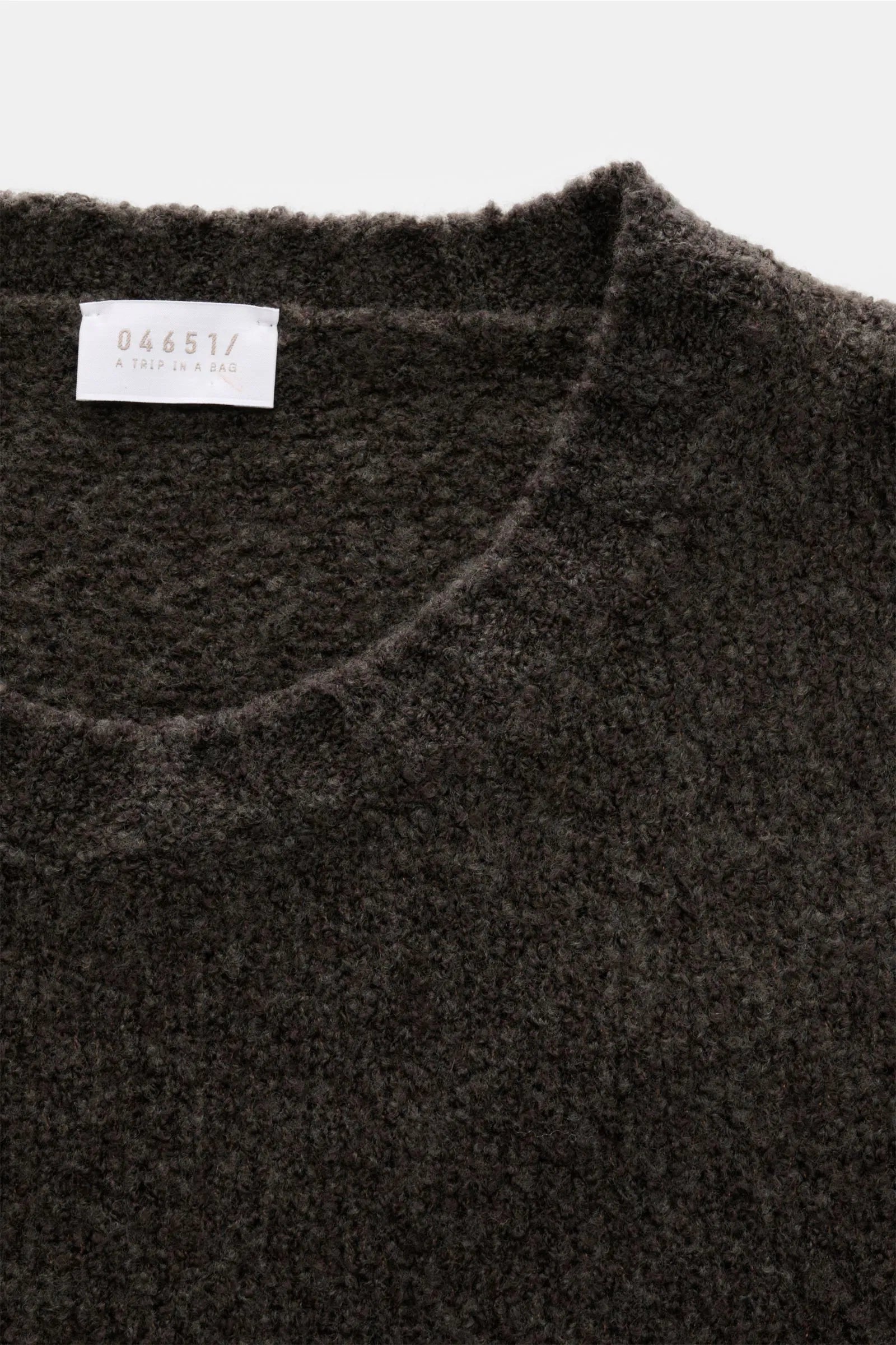 Grainy Crewneck Jumper - Coffee - DUNE + SALT