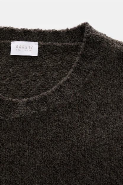 Grainy Crewneck Jumper - Coffee - DUNE + SALT