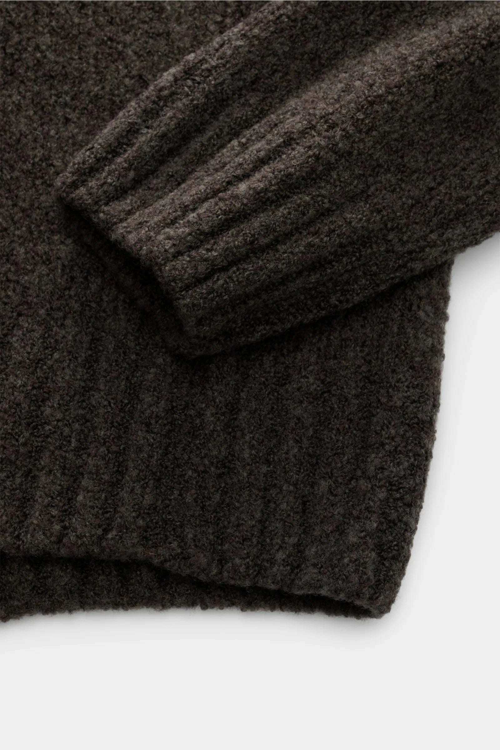 Grainy Crewneck Jumper - Coffee - DUNE + SALT