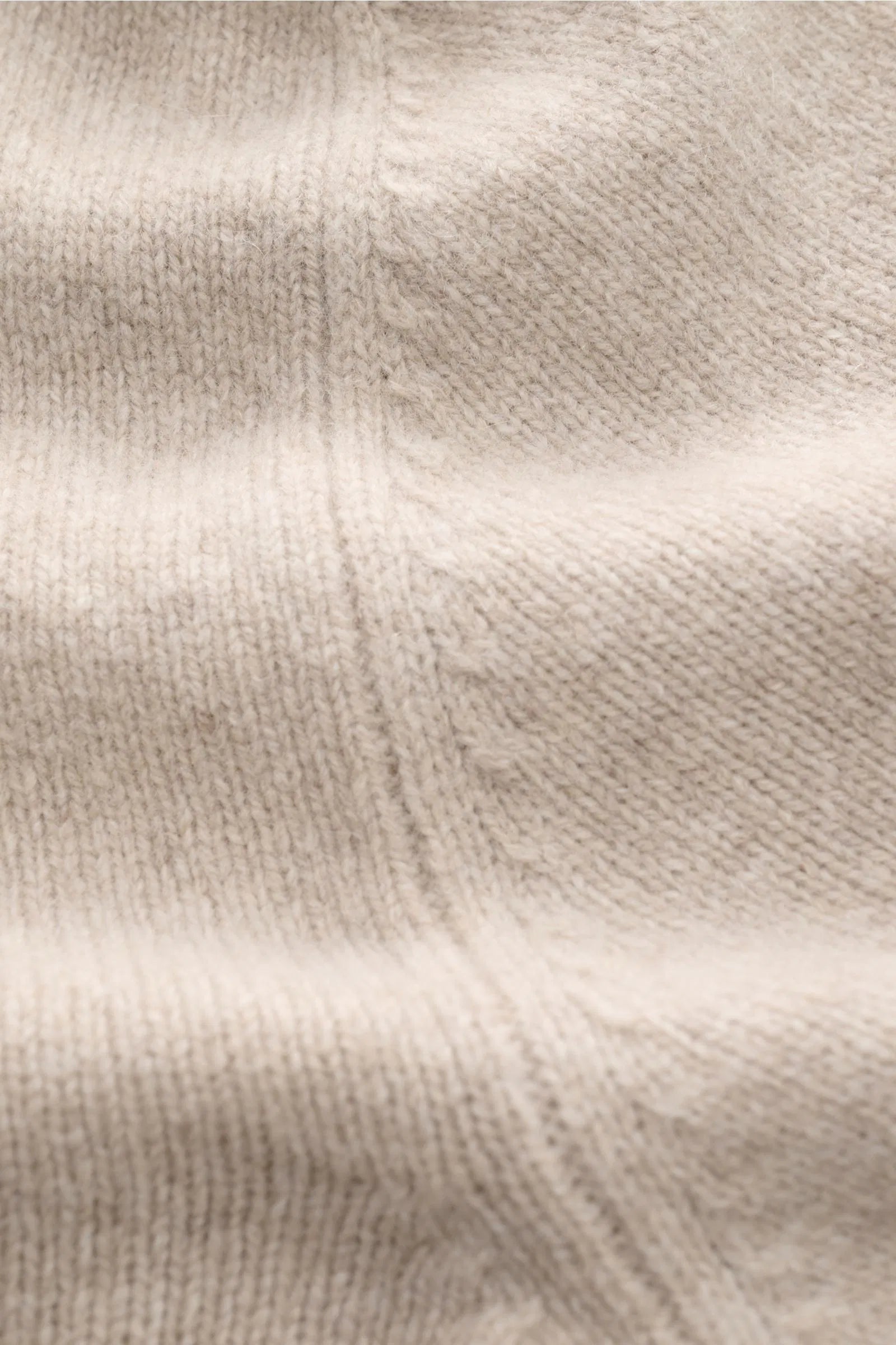 Cashmere/Wool Pocket Crew - Beige - DUNE + SALT