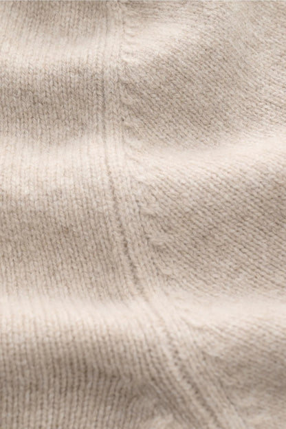 Cashmere/Wool Pocket Crew - Beige - DUNE + SALT