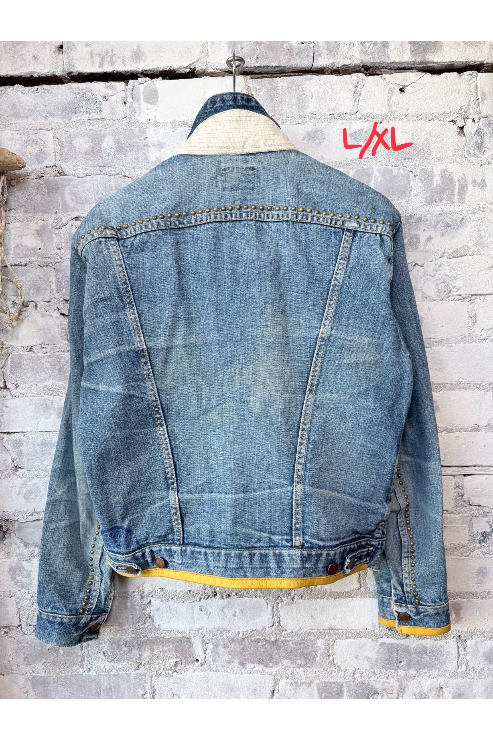 RTU1972 CALKID TURQ HOMESTUD AMERICANA SHERPA JKT - Vintage Patina - DUNE + SALT