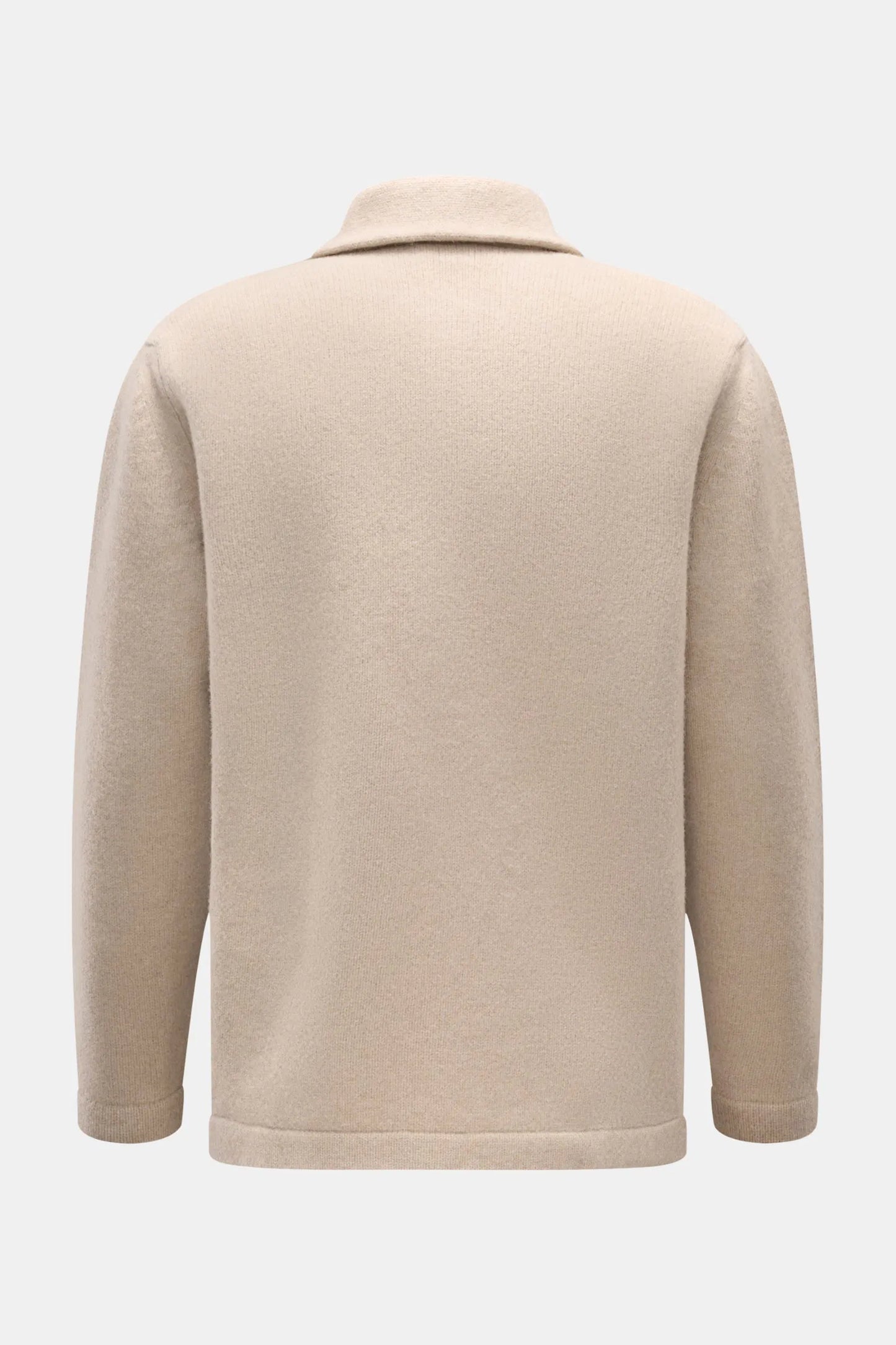 Cardigan Knit Over Jacket - Beige Melange - DUNE + SALT