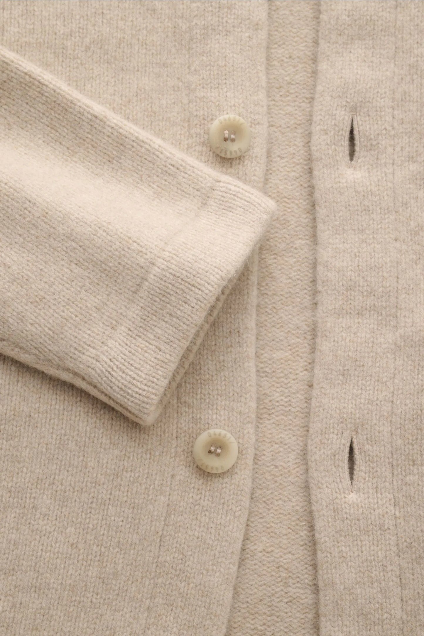 Cardigan Knit Over Jacket - Beige Melange - DUNE + SALT