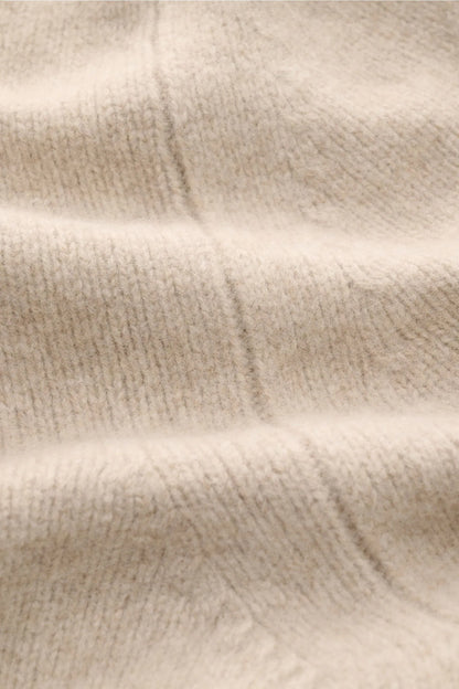 Cardigan Knit Over Jacket - Beige Melange - DUNE + SALT