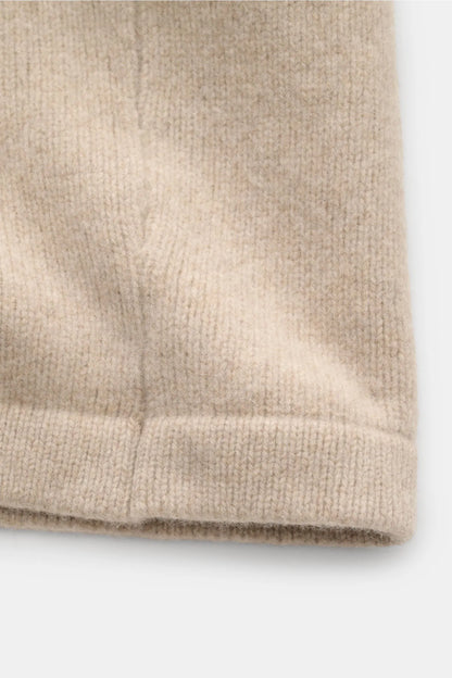 Cardigan Knit Over Jacket - Beige Melange - DUNE + SALT