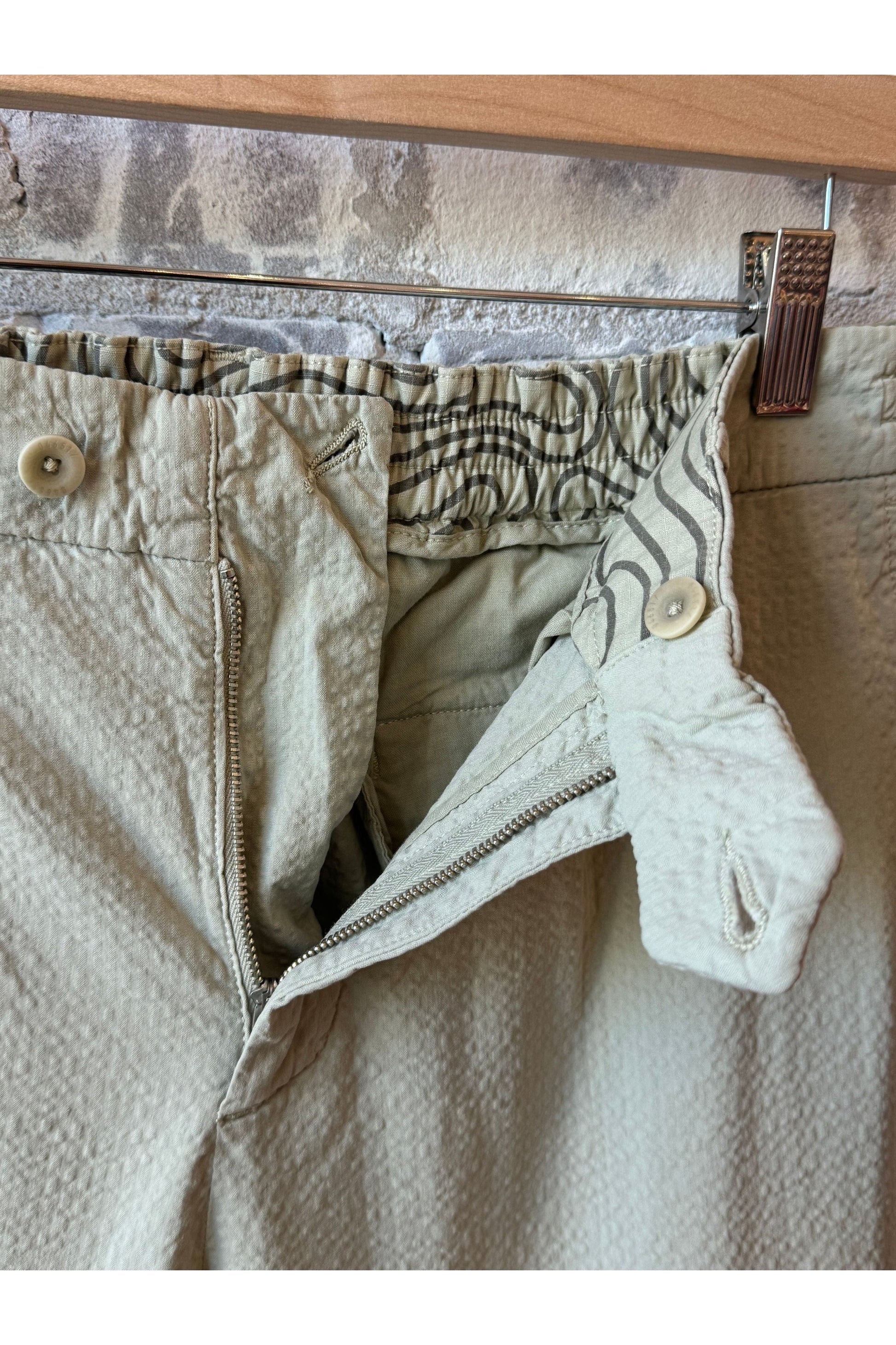 Seersucker Pants - Sand - DUNE + SALT