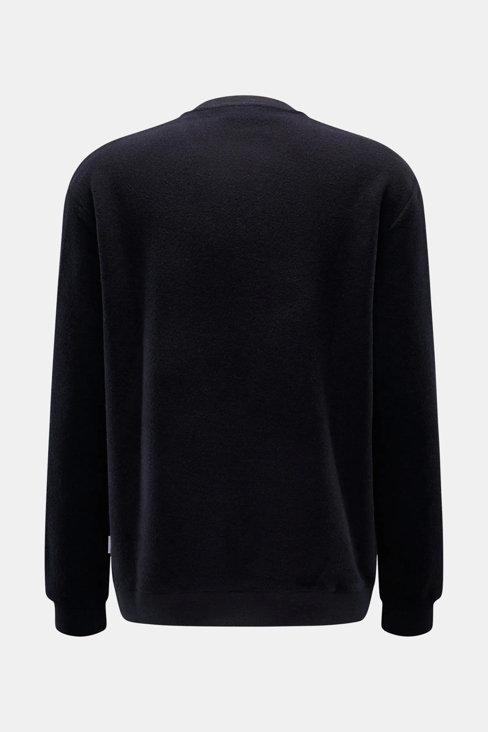 Cotton/Wool Crewneck Jumper - Navy - DUNE + SALT