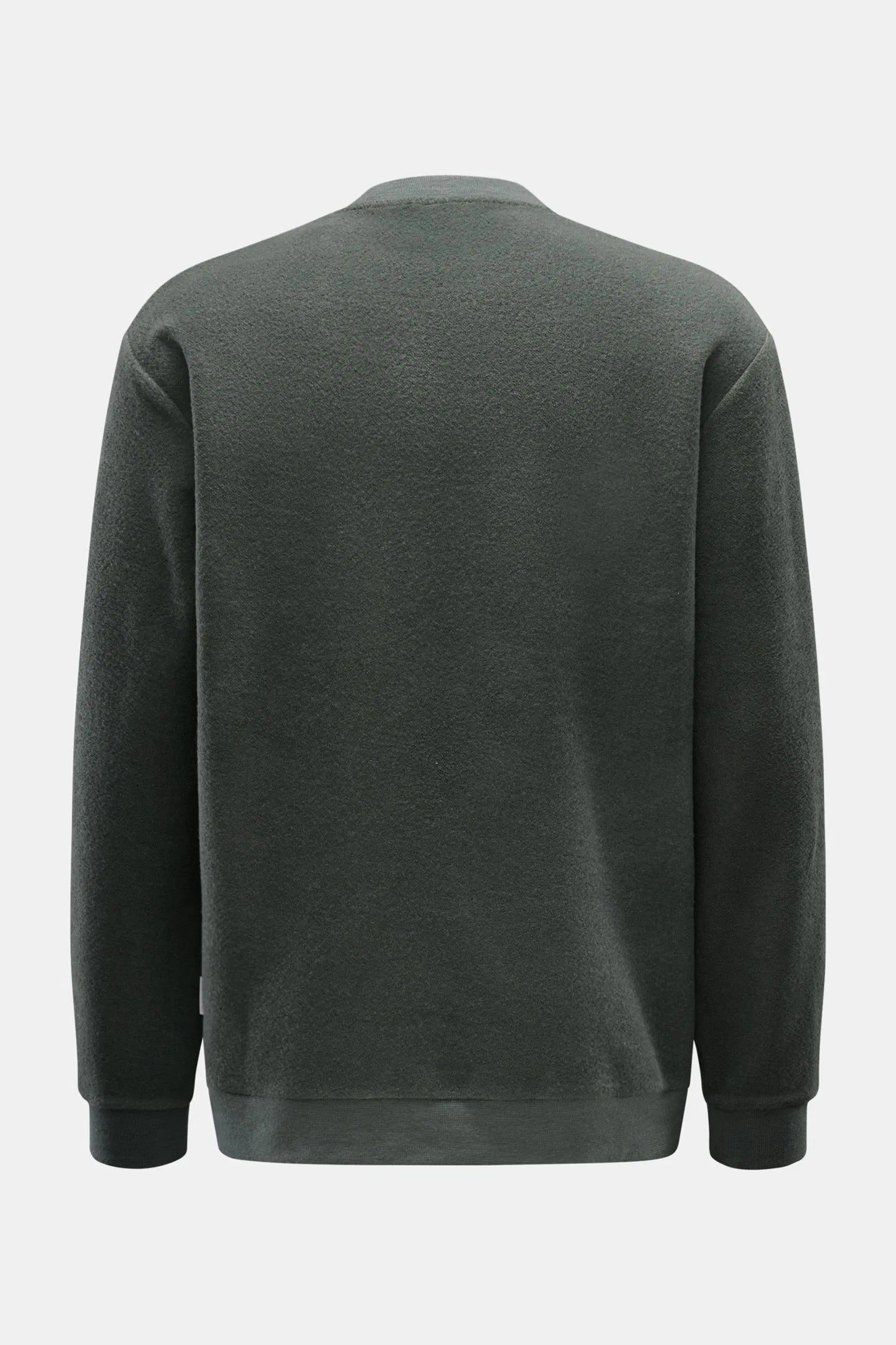 Cotton/Wool Crewneck Jumper - Sea Kelp - DUNE + SALT