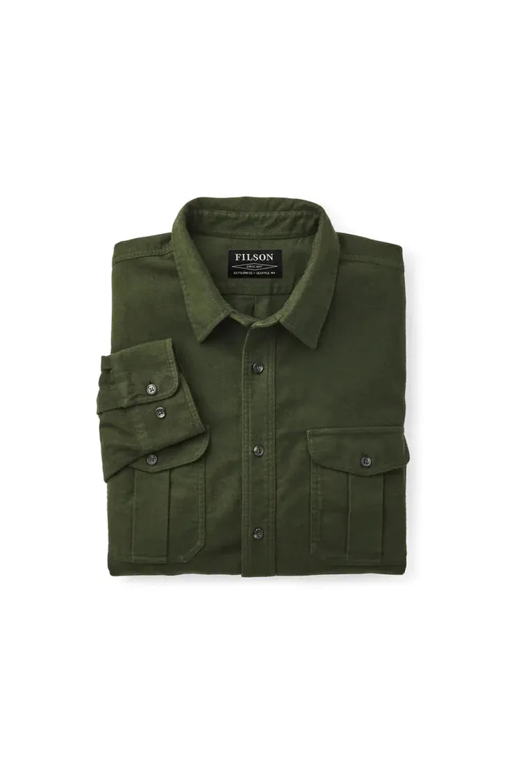Moleskin Seattle Shirt - Dark Olive - DUNE + SALT