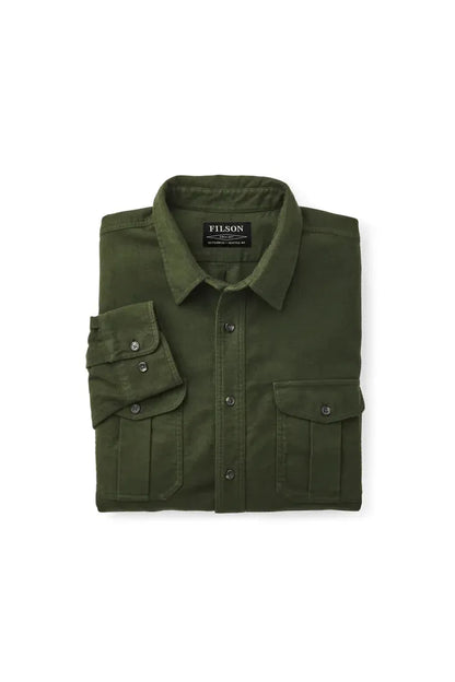 Moleskin Seattle Shirt - Dark Olive - DUNE + SALT