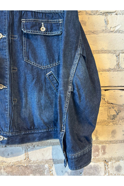 CO/LI Denim Short Jacket - Indigo Blue - DUNE + SALT