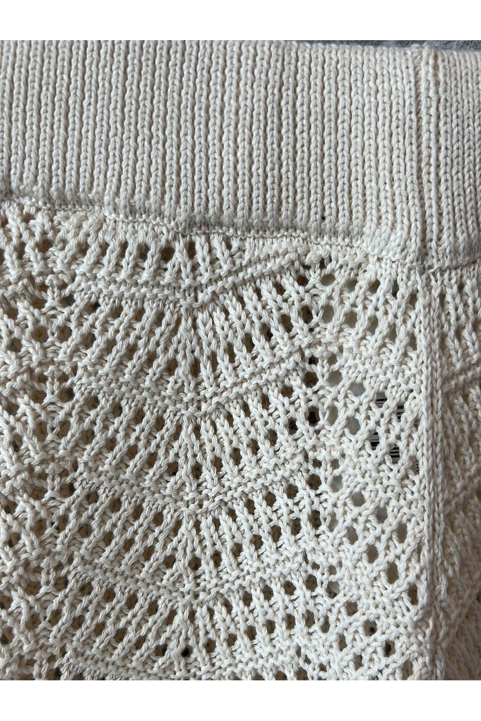 Marli Crochet Knit Short - Ecru - DUNE + SALT