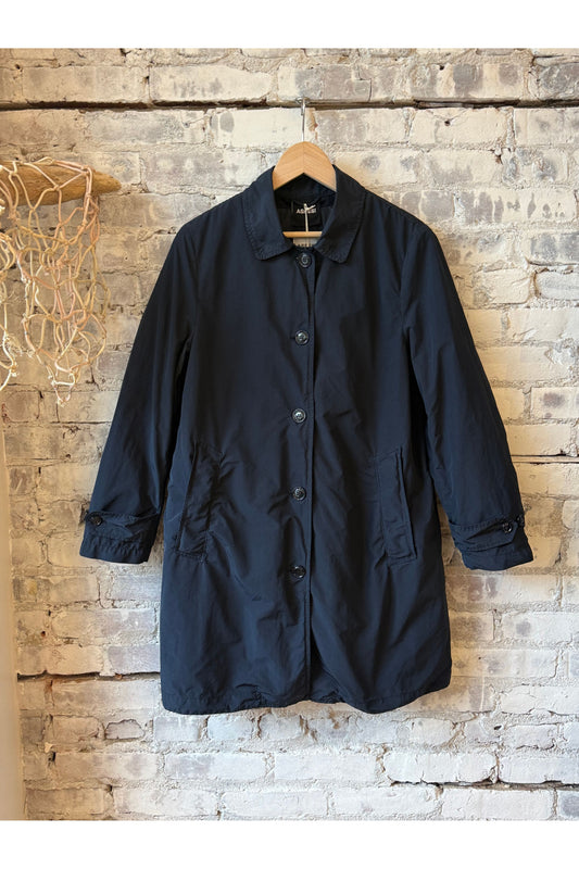 Women's 2-in-1 Garment Dyed Car Coat - Navy - DUNE + SALT