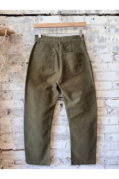 Baja Japanese Moleskin Pant - Moss - DUNE + SALT