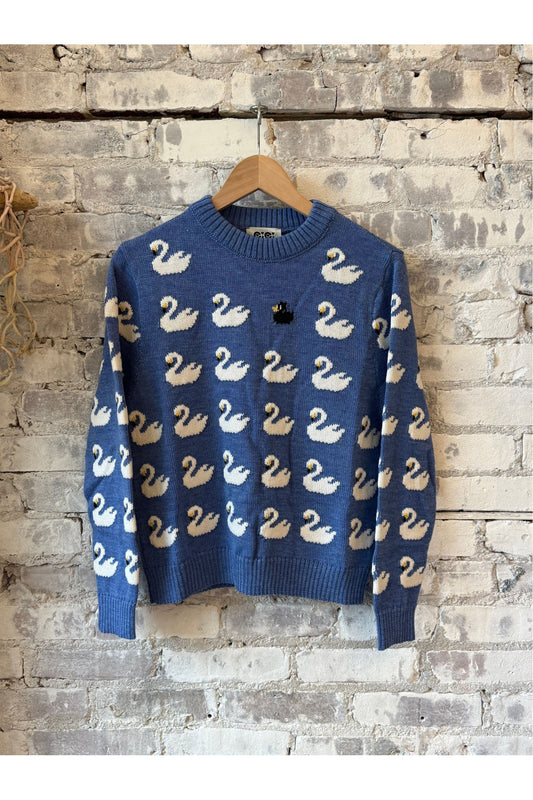 Ugly Duckling Sweater - Blue - DUNE + SALT
