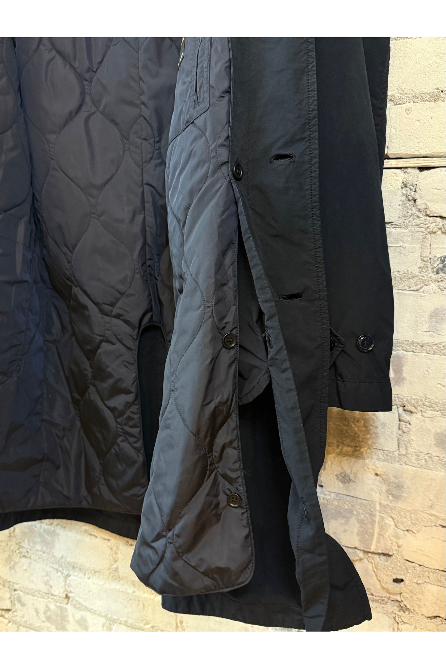 2-in-1 Garment Dyed Car Coat - Navy - DUNE + SALT