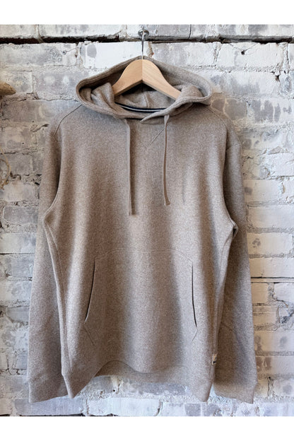 Justin Sweater Fleece Hoodie - Camel Heather - DUNE + SALT
