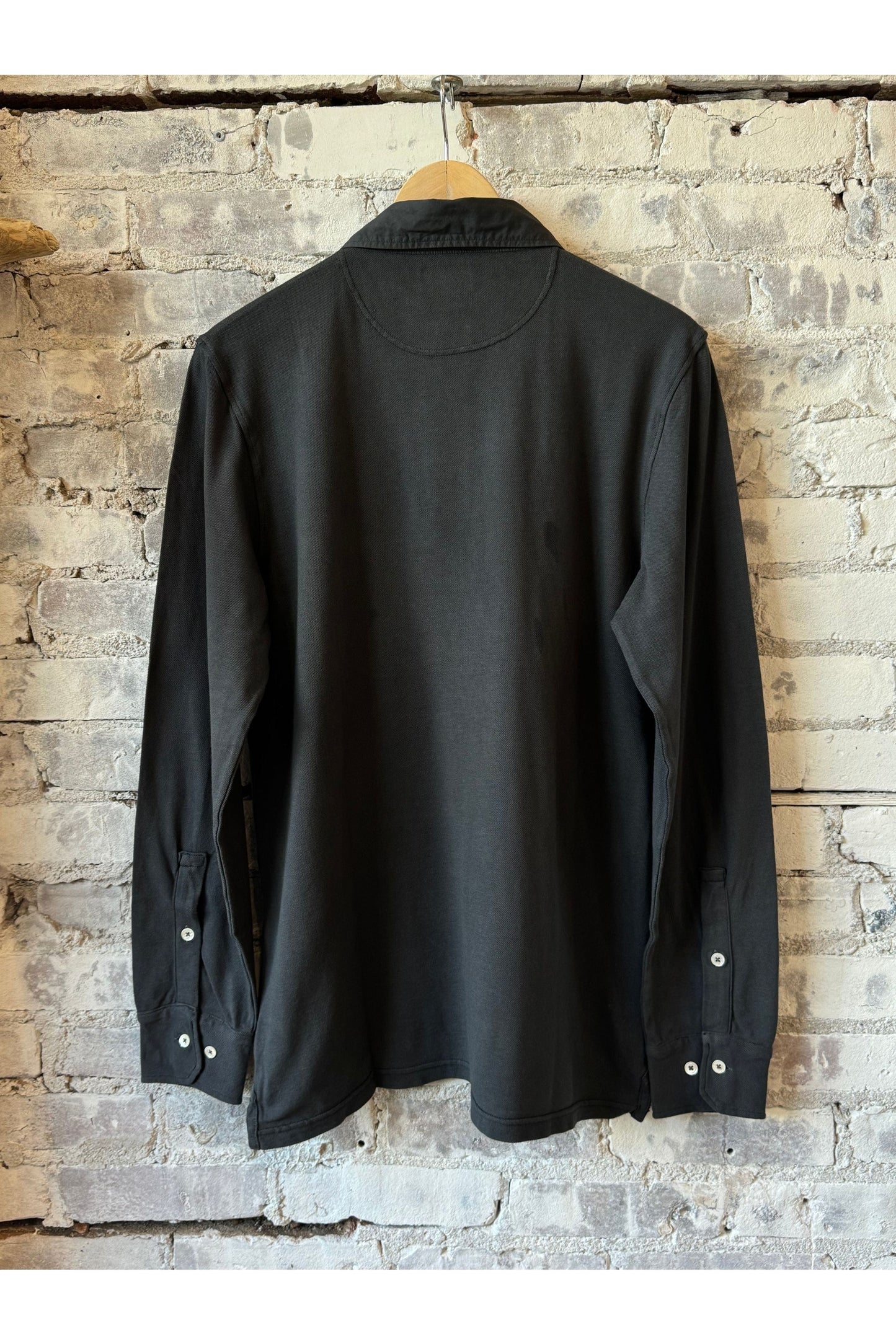 Cotton Piqué Rugby Polo - Thunder - DUNE + SALT