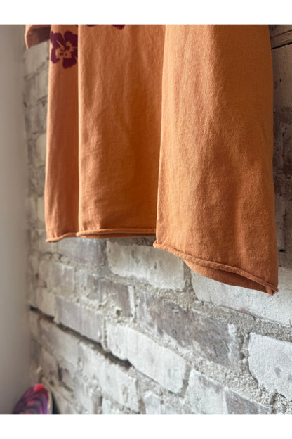 Nectar Raw Hem Tee - Red Earth - DUNE + SALT