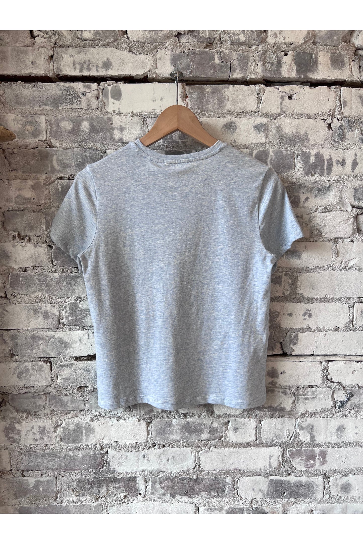 T-Shirt in Melange - Lazio Blue - DUNE + SALT