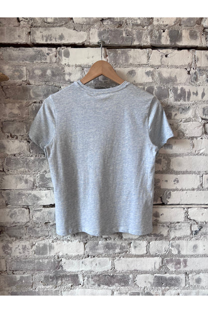 T-Shirt in Melange - Lazio Blue - DUNE + SALT